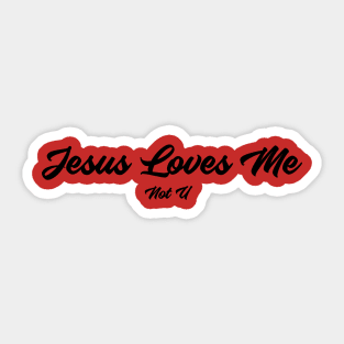 Jesus loves Me Sticker